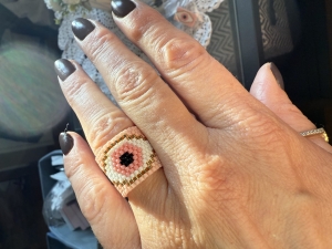 Pierścionek różowy