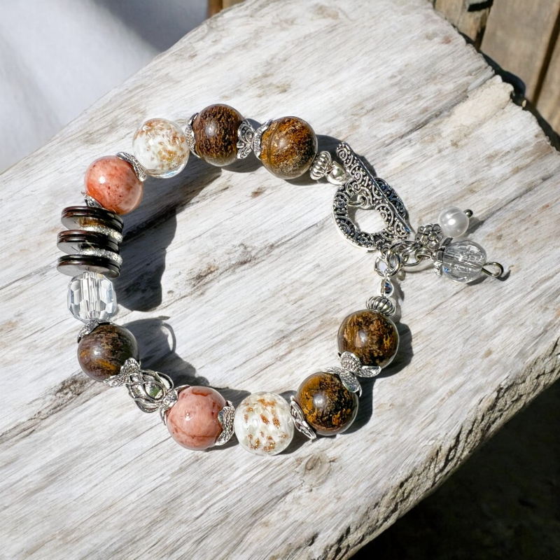 Bransoletka w odcieniach brązu